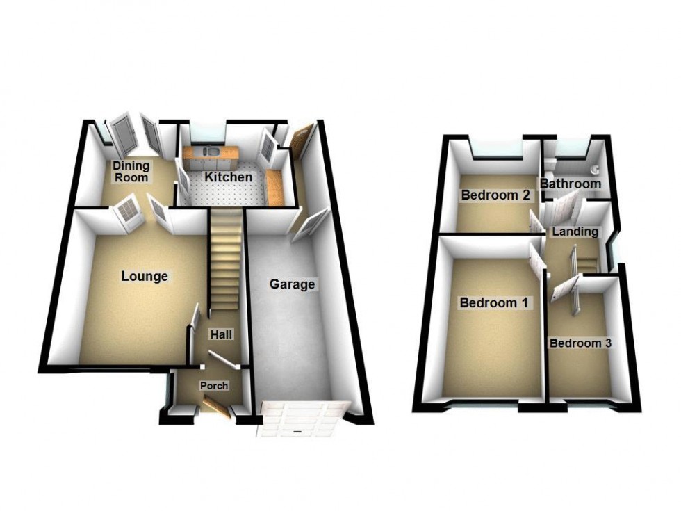 Floorplan for Edinburgh Drive, Rushall