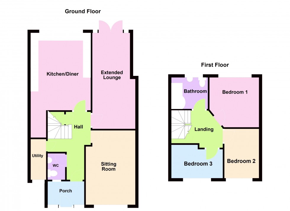 Floorplan for Follyhouse Close, Walsall