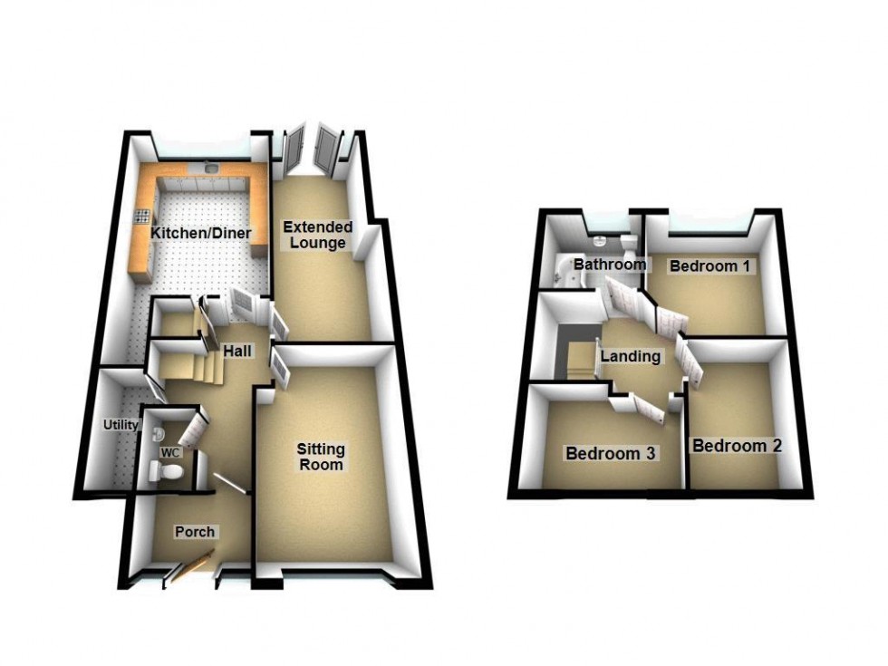 Floorplan for Follyhouse Close, Walsall