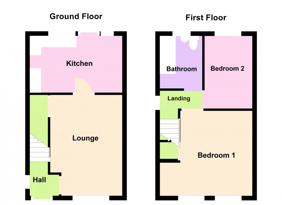 Floorplan for Duchess Road, Walsall