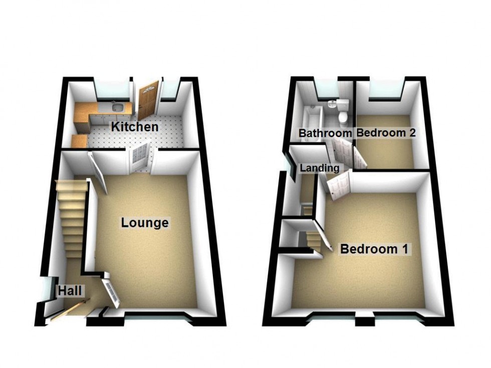 Floorplan for Duchess Road, Walsall