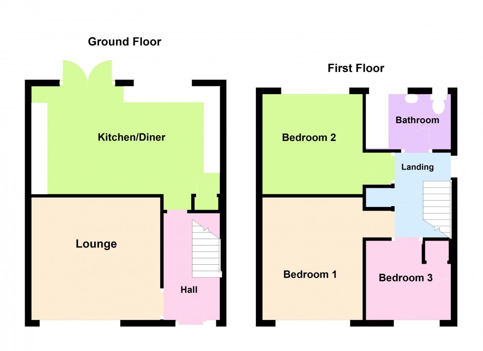 Floorplan for Jessie Road, Aldridge