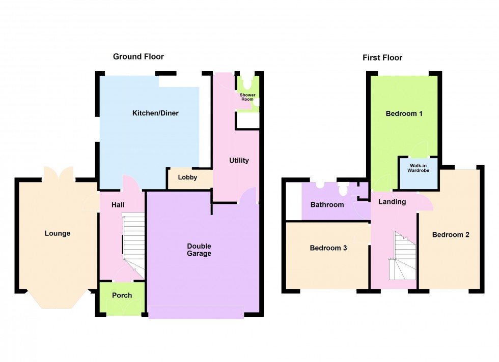 Floorplan for Pelsall Lane, Pelsall