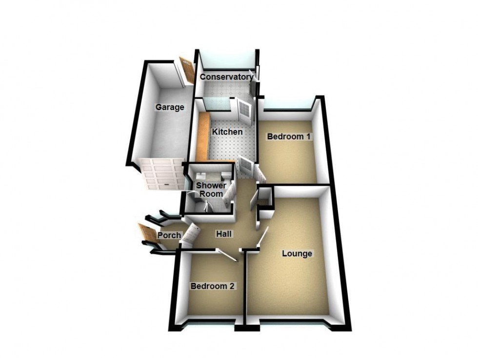 Floorplan for Greenwood Road, Walsall