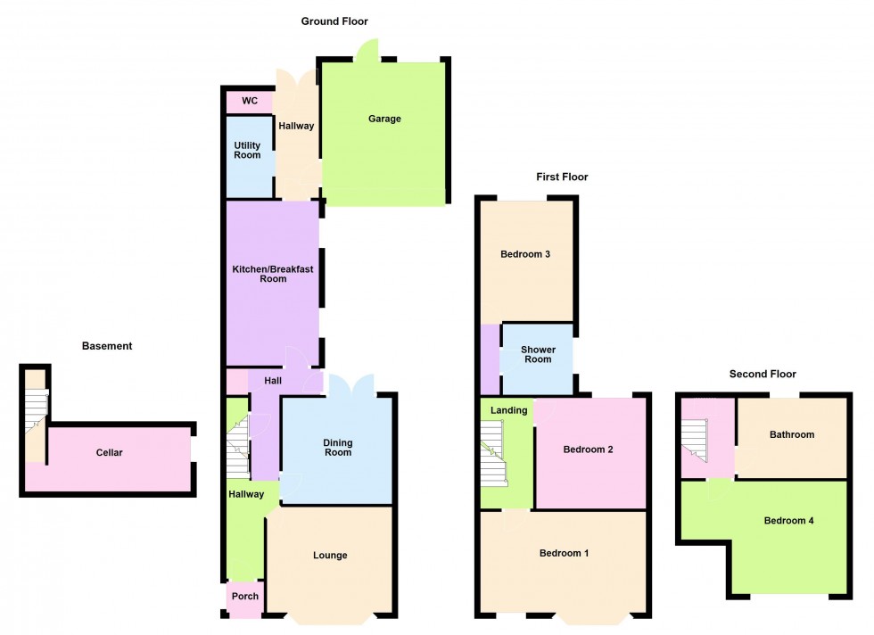 Floorplan for Lichfield Road, Walsall