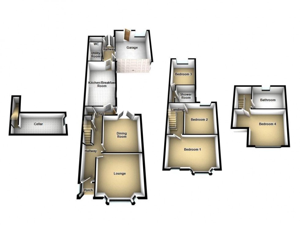 Floorplan for Lichfield Road, Walsall