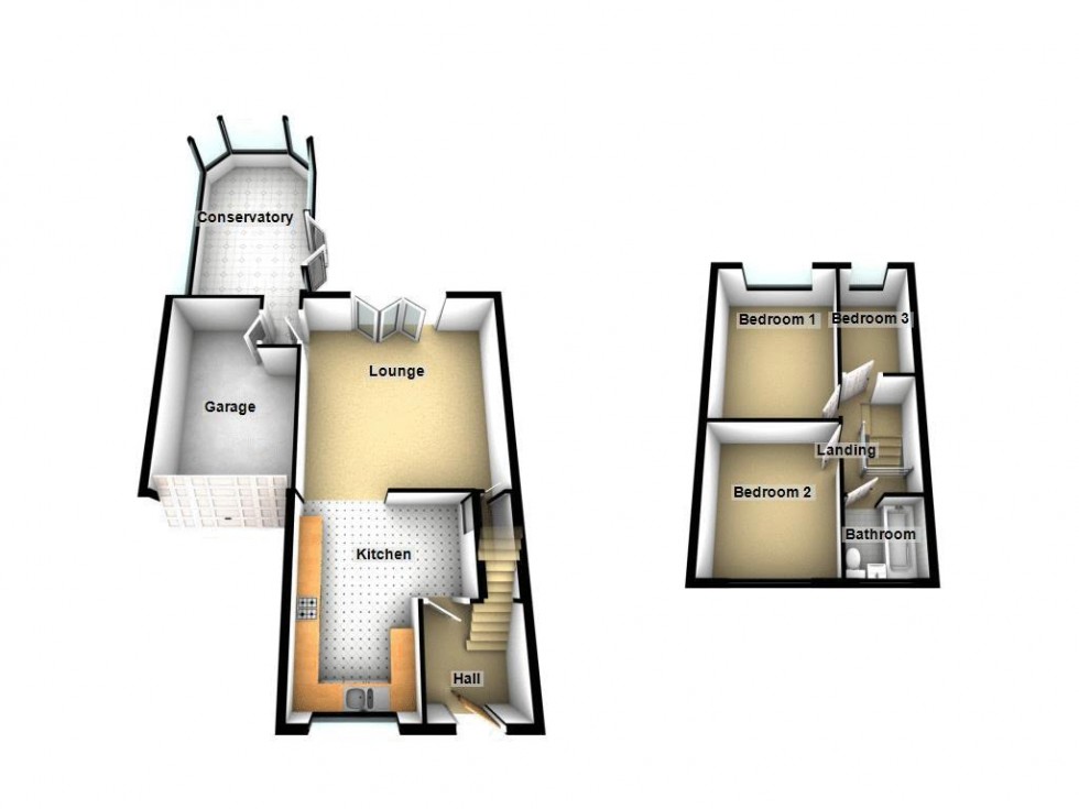 Floorplan for Longmeadow Road, Walsall