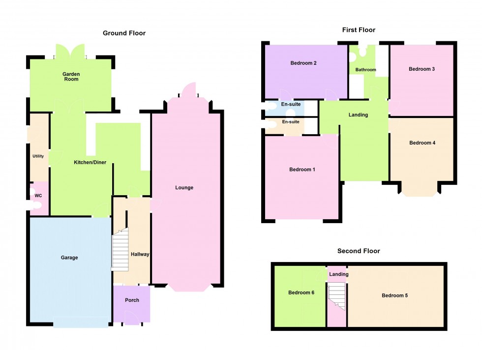 Floorplan for Scott Road, Walsall