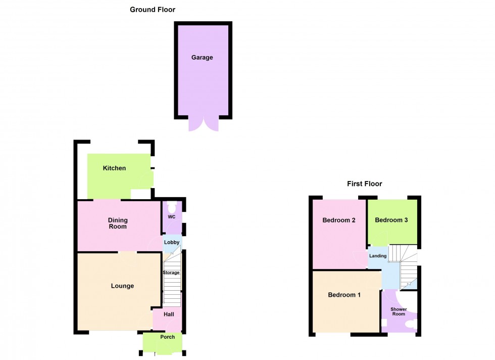 Floorplan for Goscote Lane, Walsall
