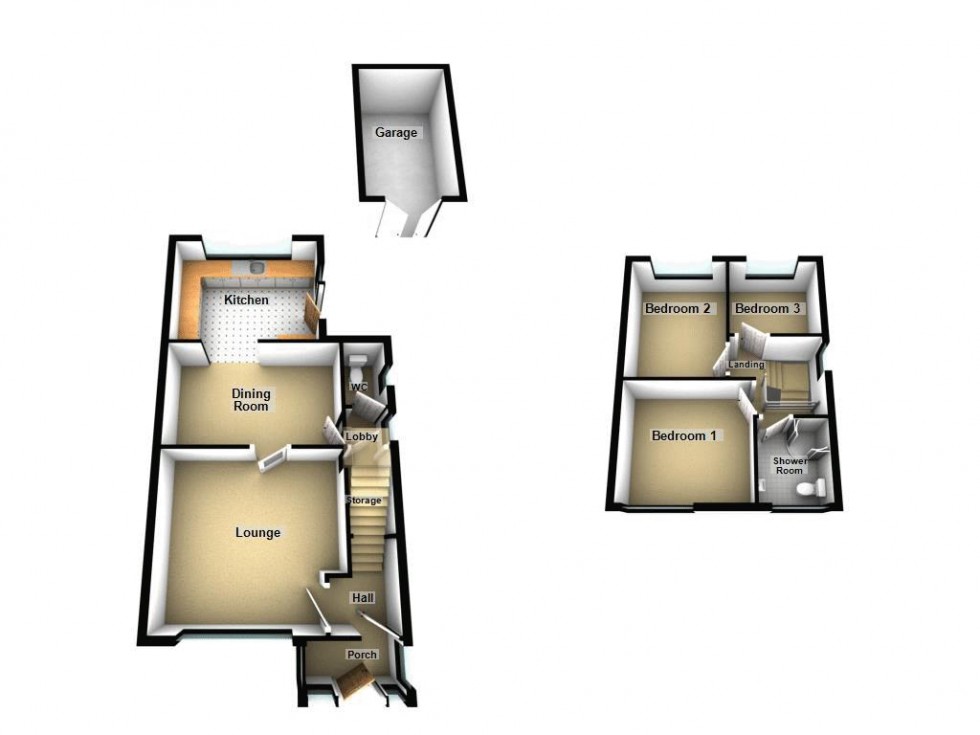 Floorplan for Goscote Lane, Walsall