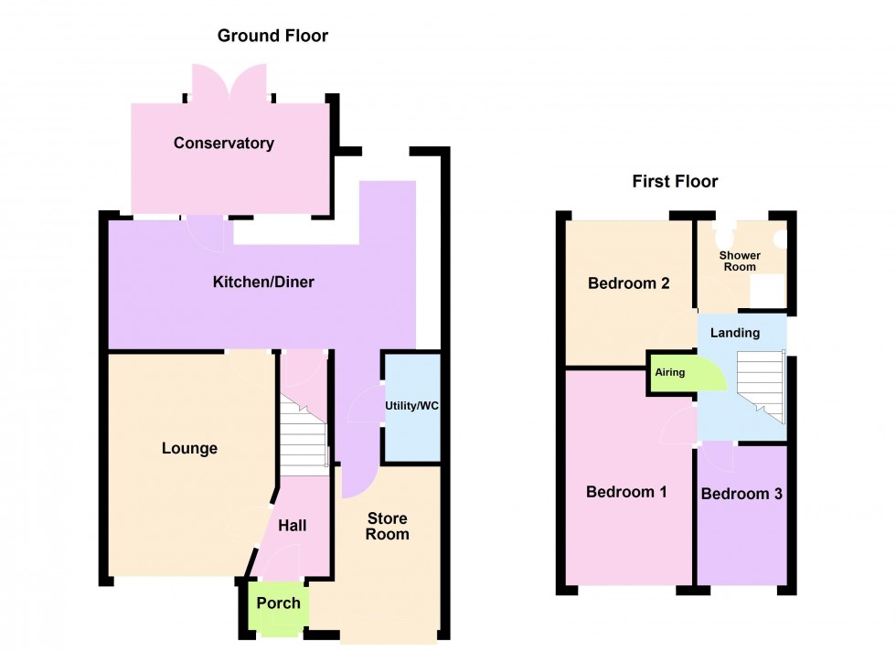 Floorplan for The Glades, Aldridge