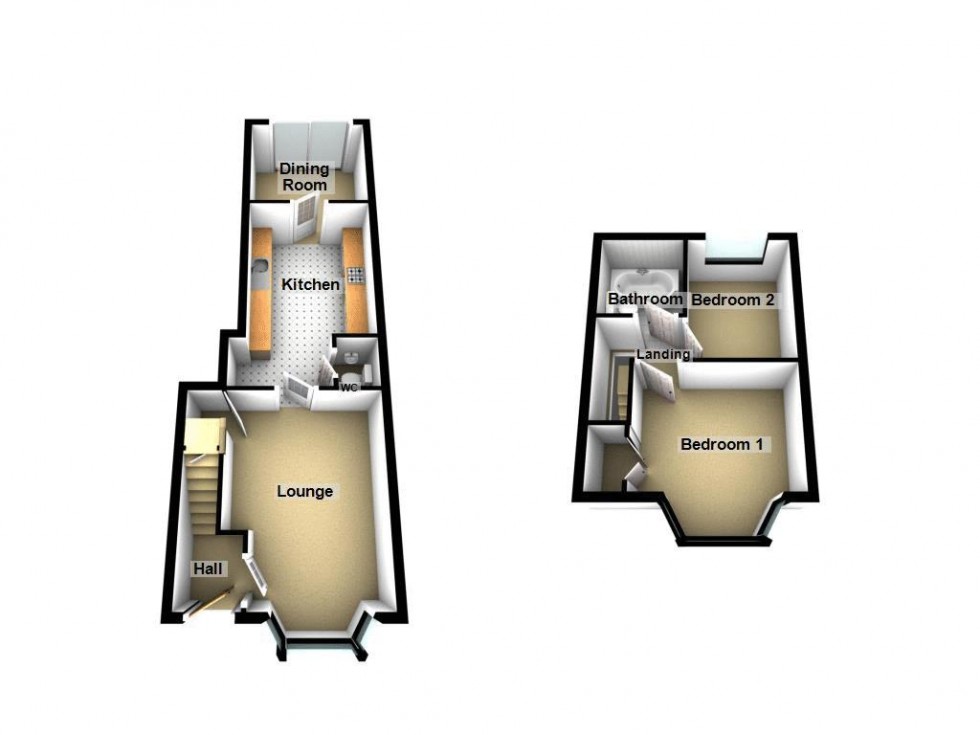 Floorplan for High Street, Clayhanger