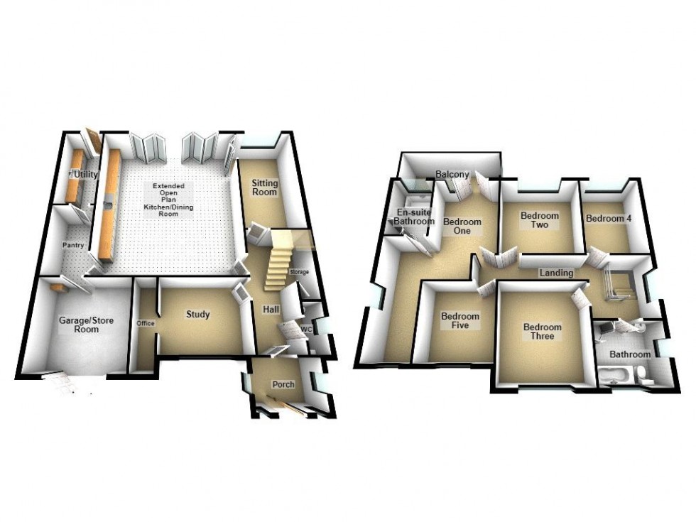 Floorplan for Rushall Close, Walsall