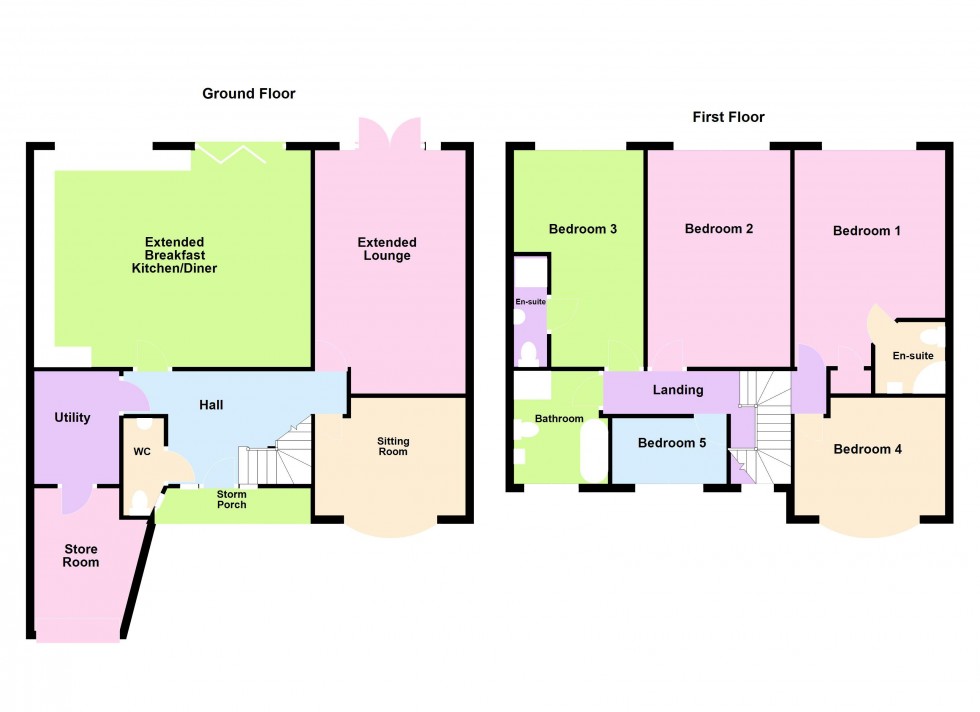 Floorplan for Edinburgh Road, Walsall