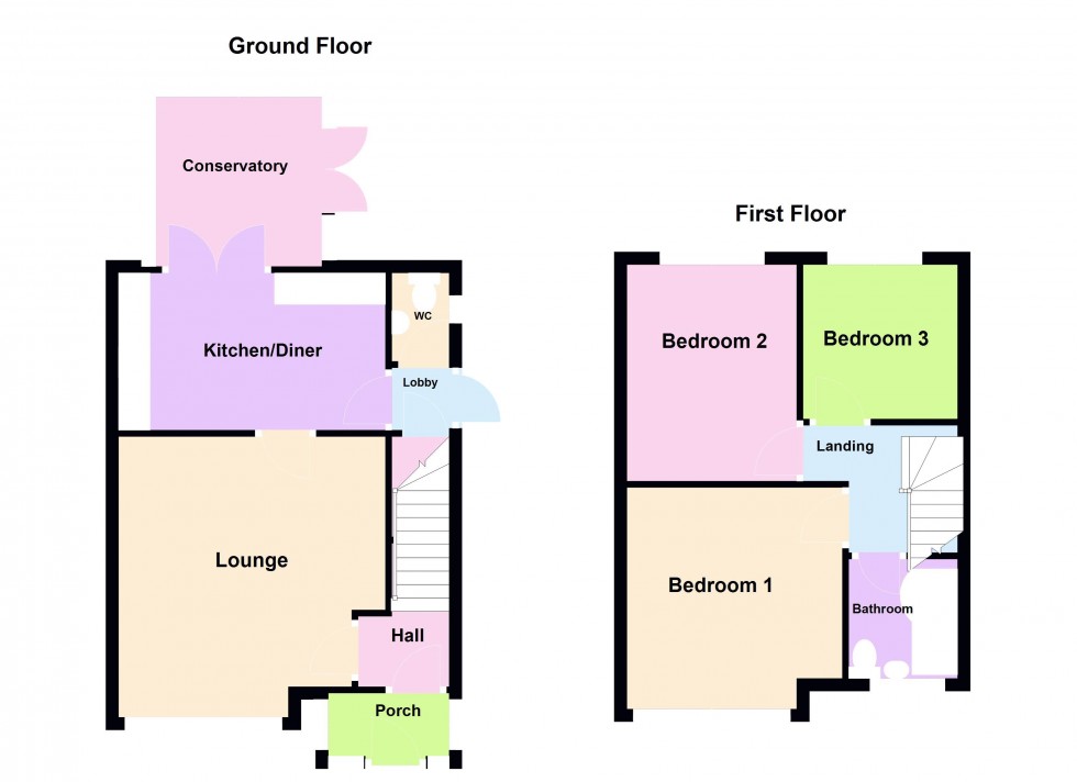 Floorplan for Goscote Lane, Walsall