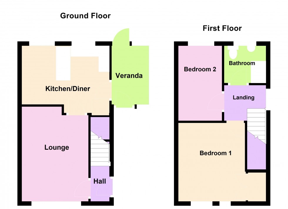 Floorplan for Barns Lane, Rushall