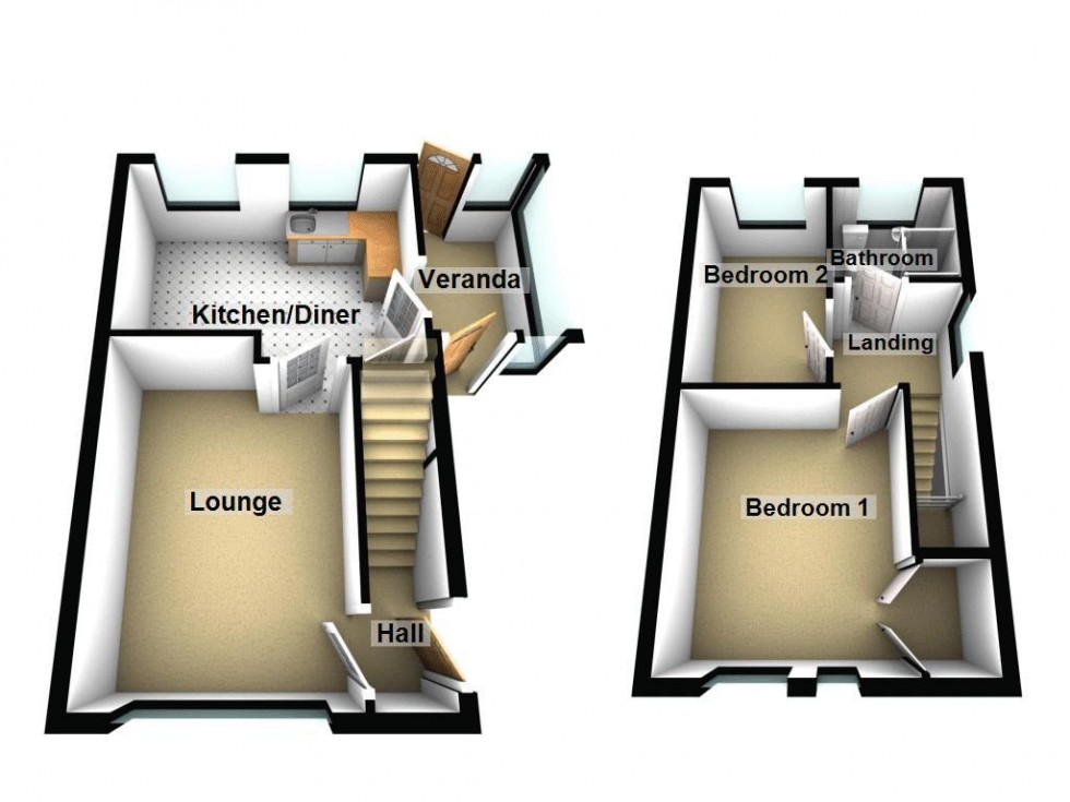 Floorplan for Barns Lane, Rushall