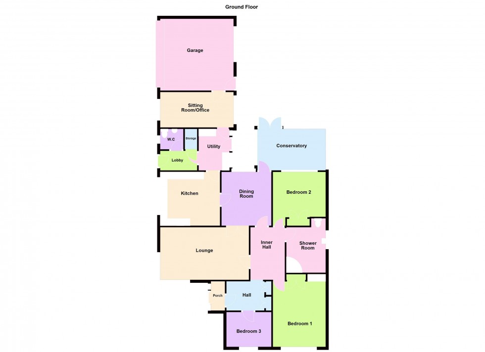 Floorplan for Gillity Avenue, Walsall