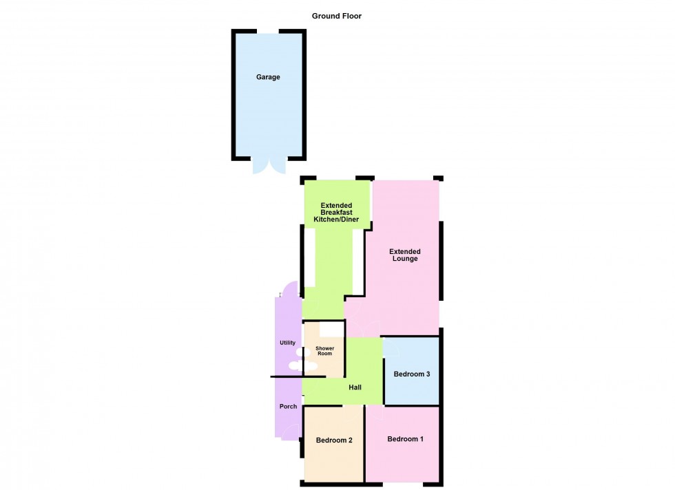 Floorplan for Druids Avenue, Aldridge