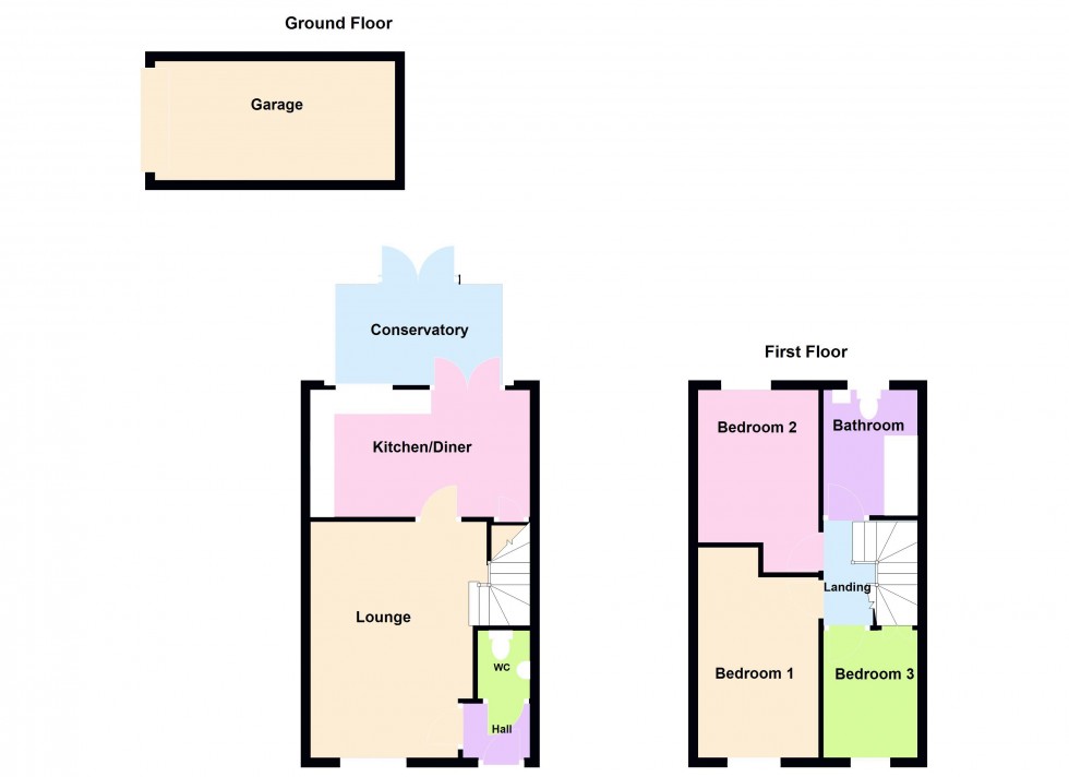 Floorplan for Caversham Mews, Cannock