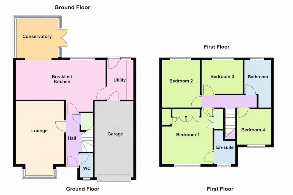 Floorplan for Fenbourne Close, Shelfield