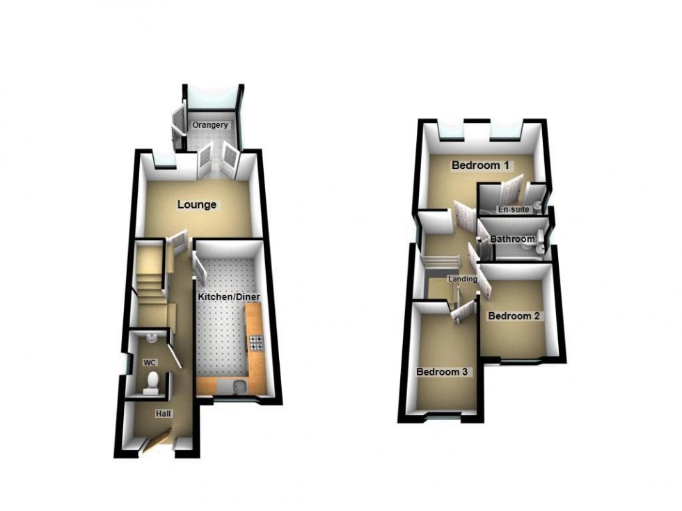Floorplan for Norton East Road, Norton Canes