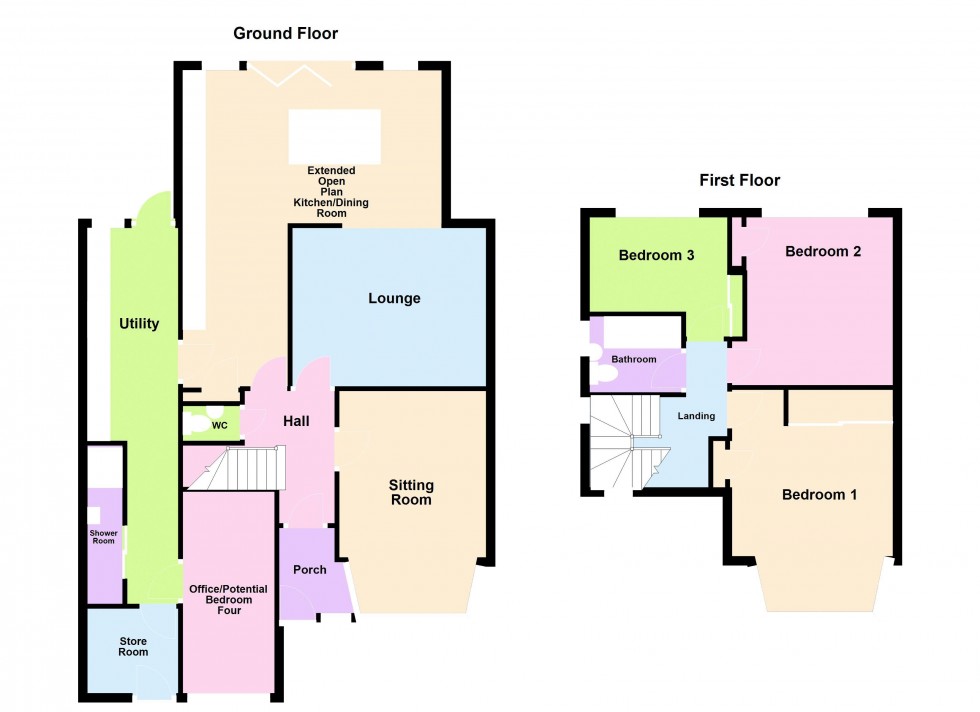 Floorplan for The Leasow, Aldridge