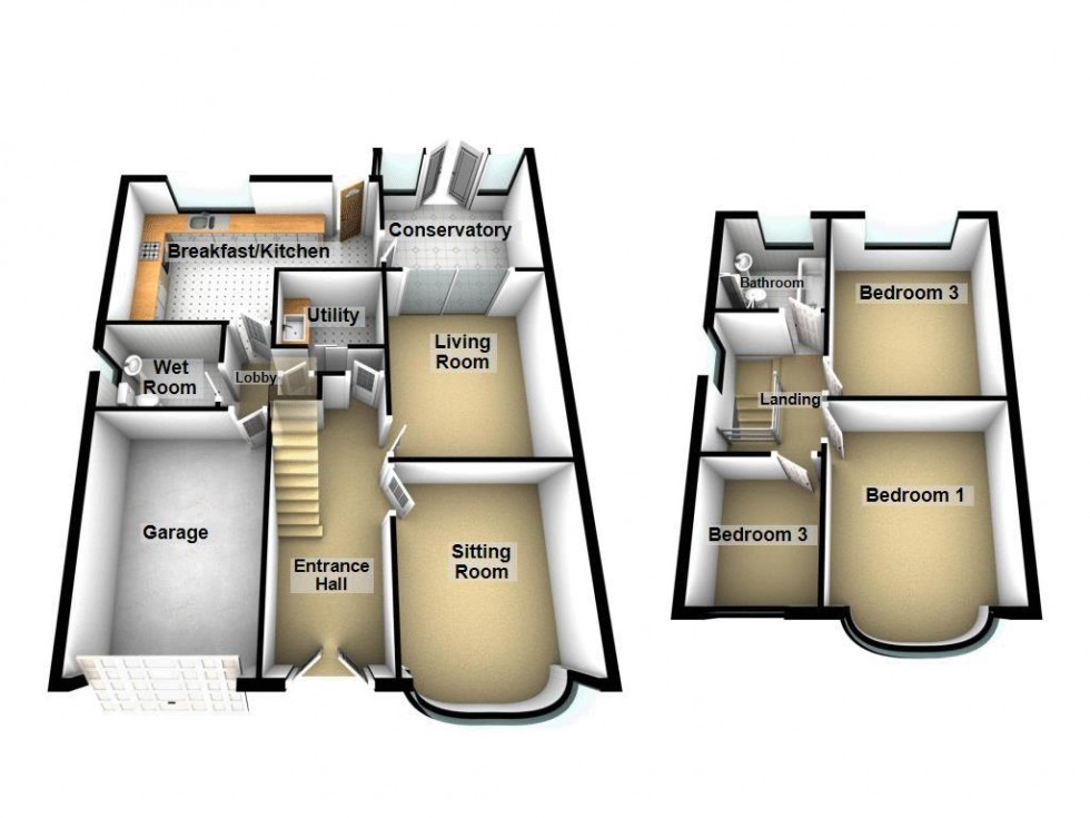 Floorplan for Lichfield Road, Shelfield