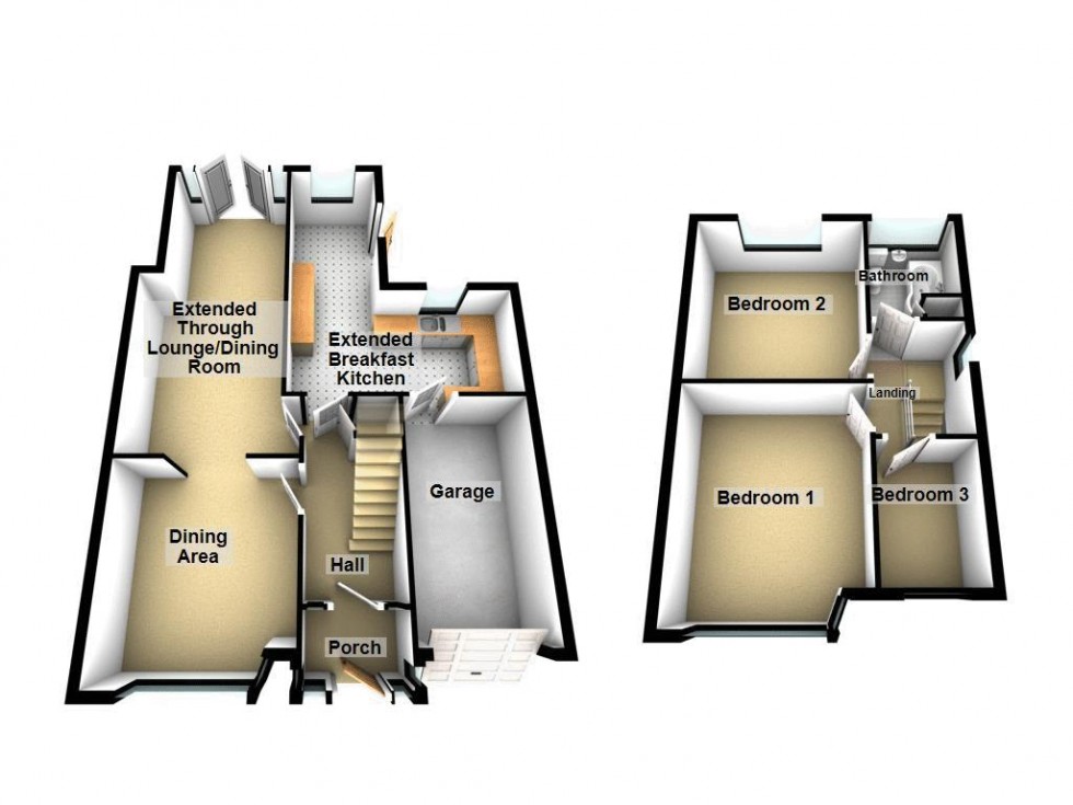 Floorplan for Weston Crescent, Aldridge