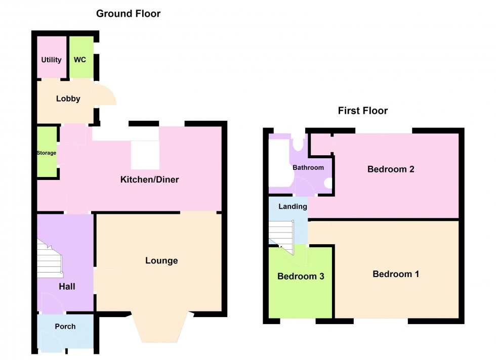 Floorplan for Westbrook Avenue, Aldridge