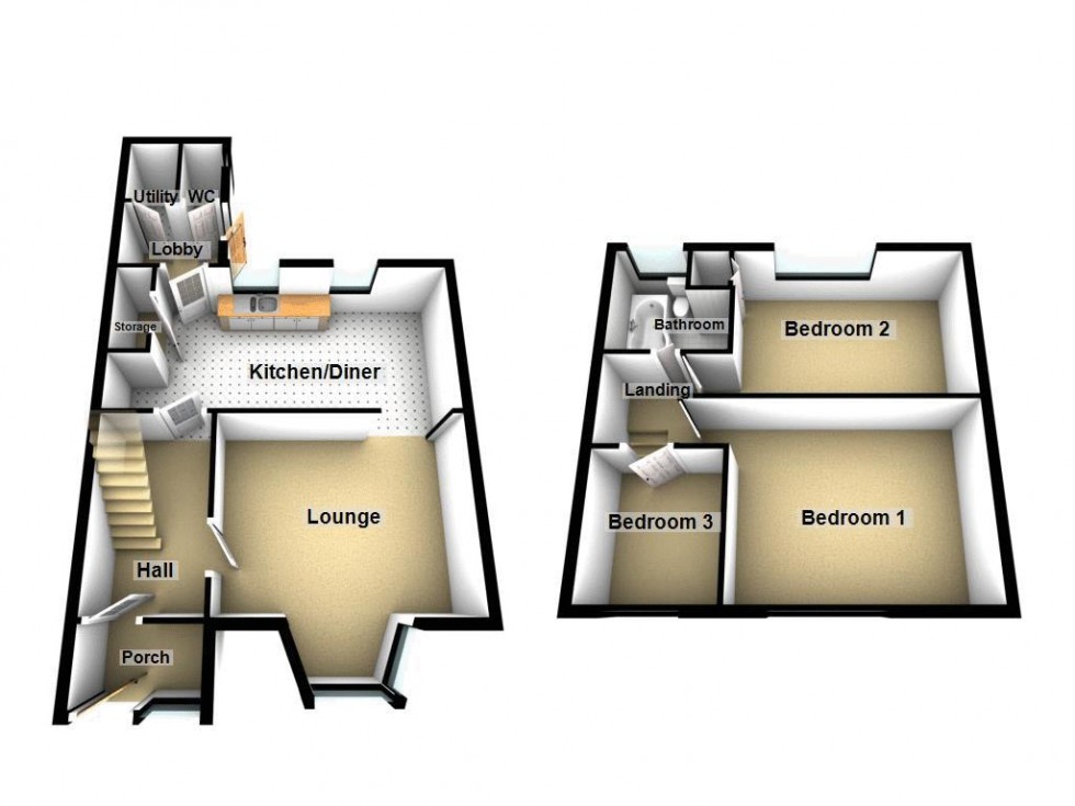 Floorplan for Westbrook Avenue, Aldridge