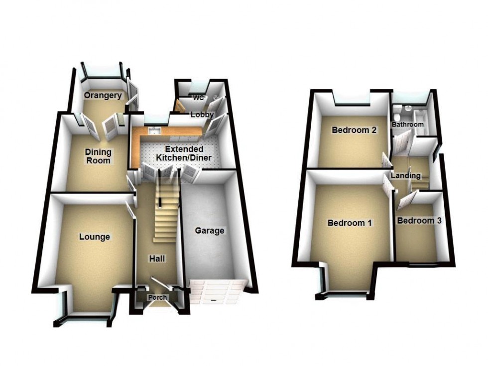 Floorplan for Orchard Grove, Aldridge