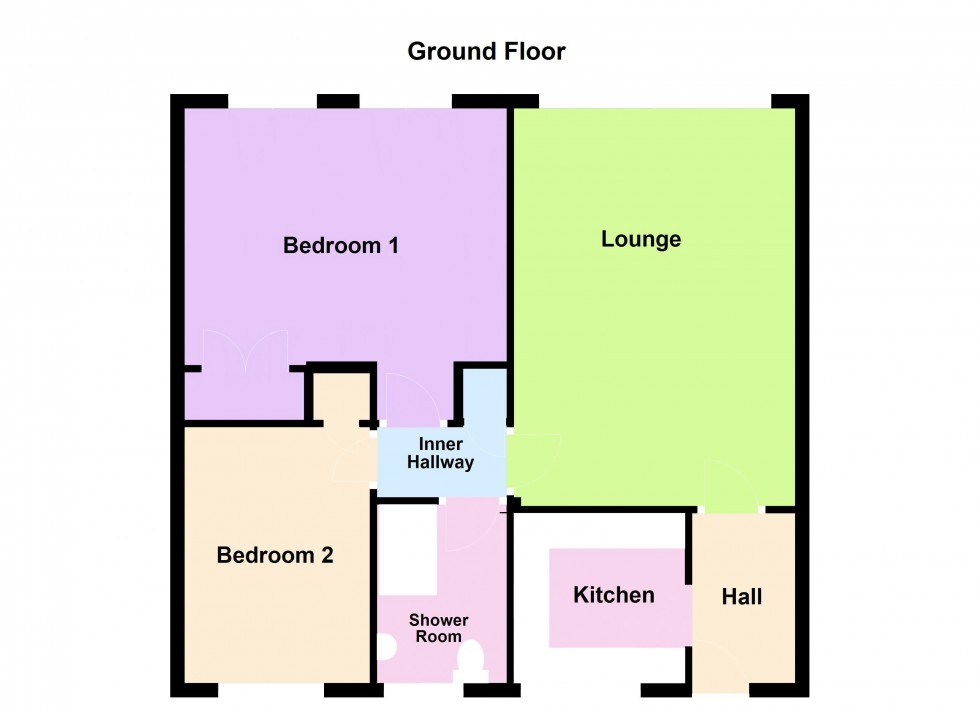 Floorplan for Jesson Road, Walsall