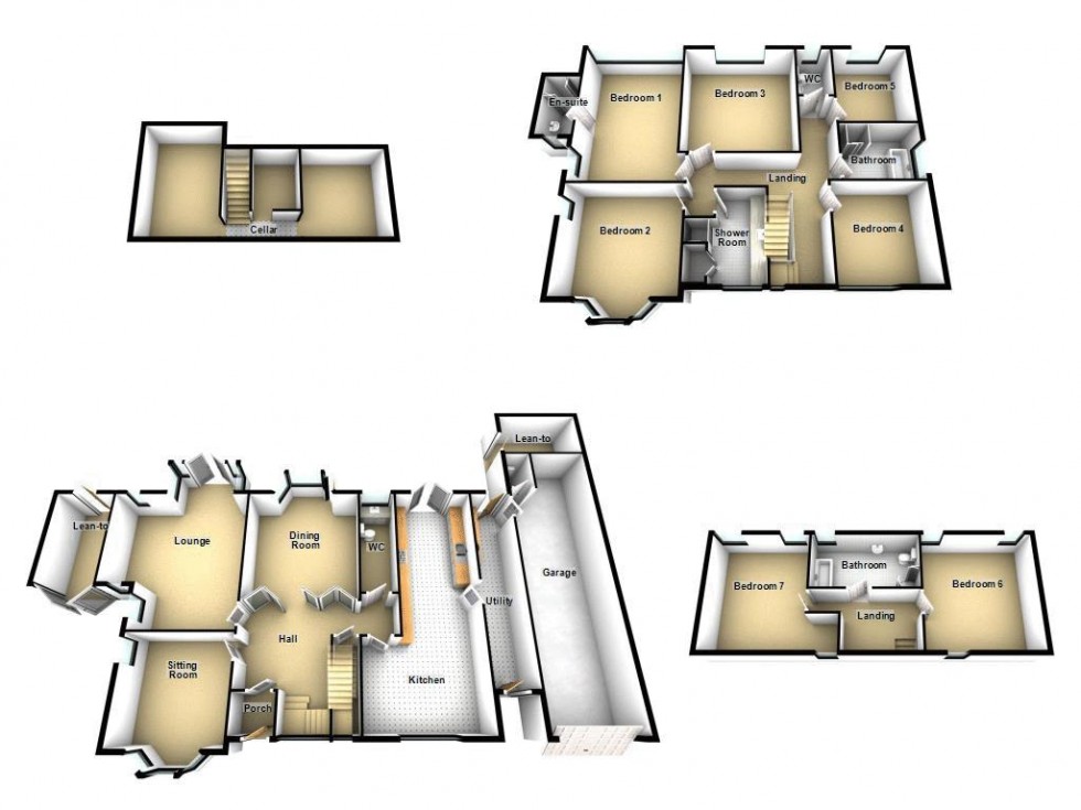 Floorplan for Jesson Road, Walsall