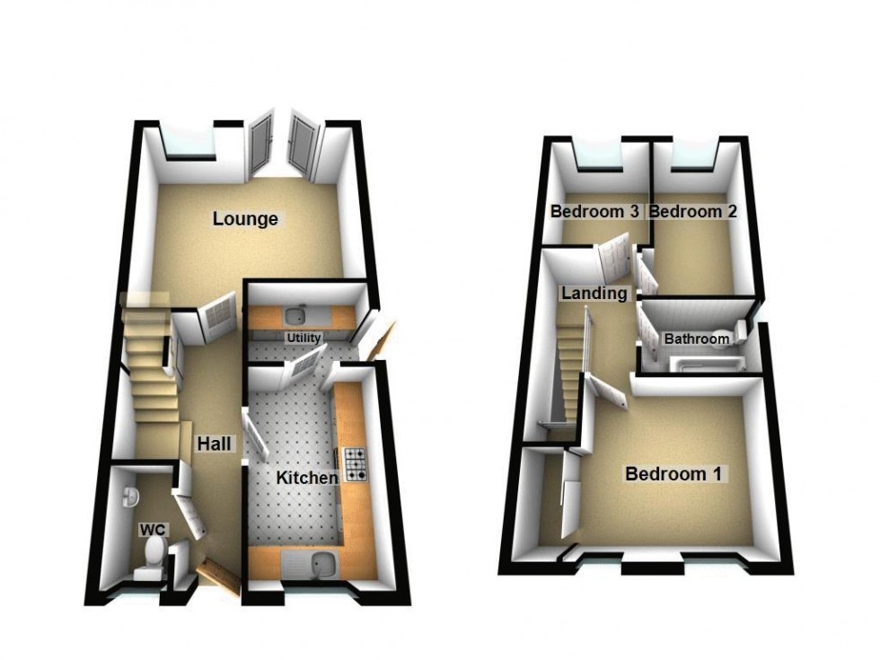 Floorplan for Sandymount Road, Walsall