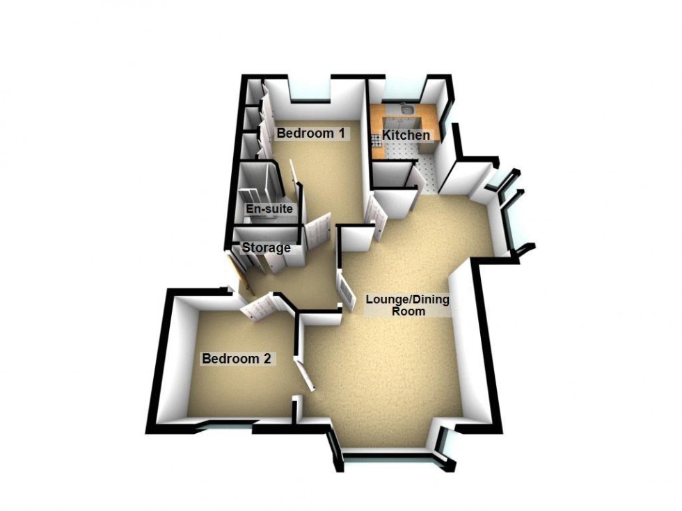 Floorplan for Shrubbery Close, Walsall