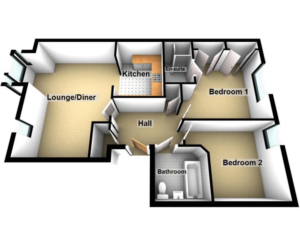 Floorplan for Winchester Mews, Aldridge