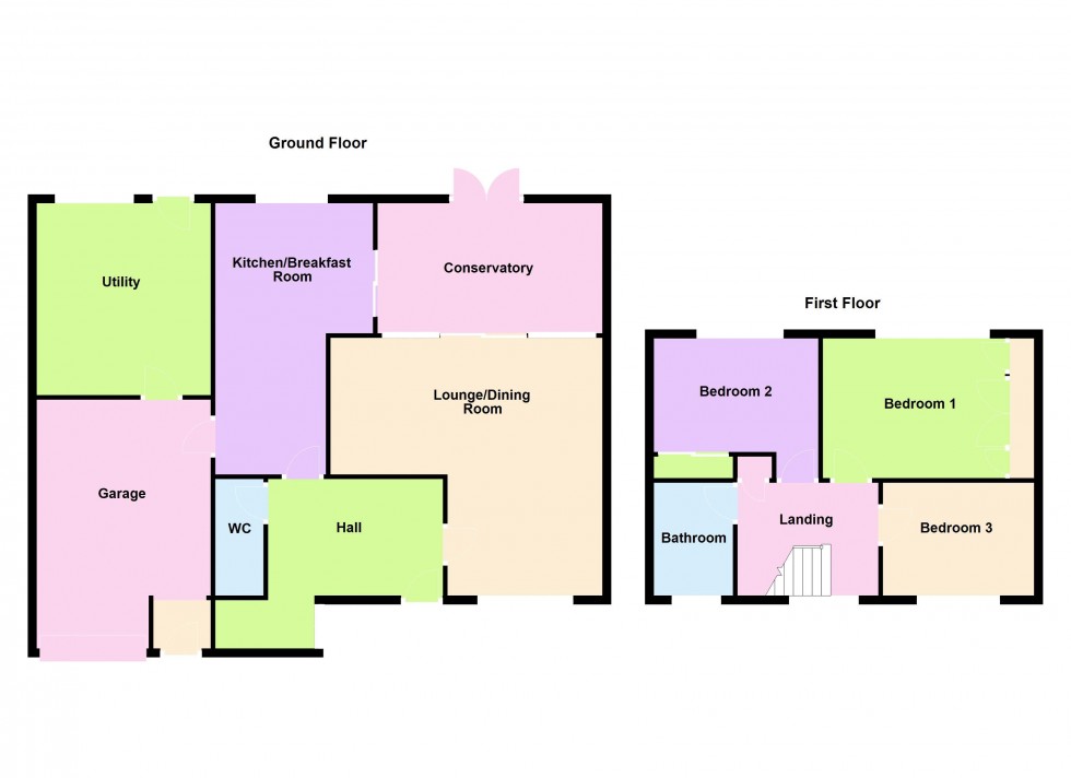 Floorplan for Gillity Close, Walsall