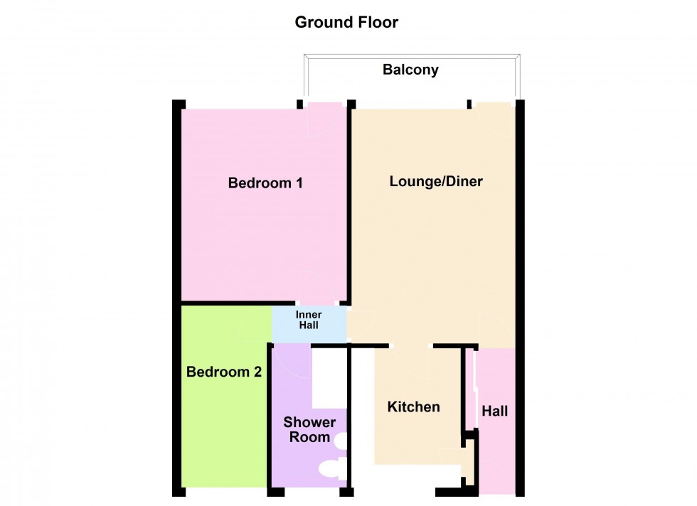 Floorplan for Springhill Court, Sutton Road, Walsall