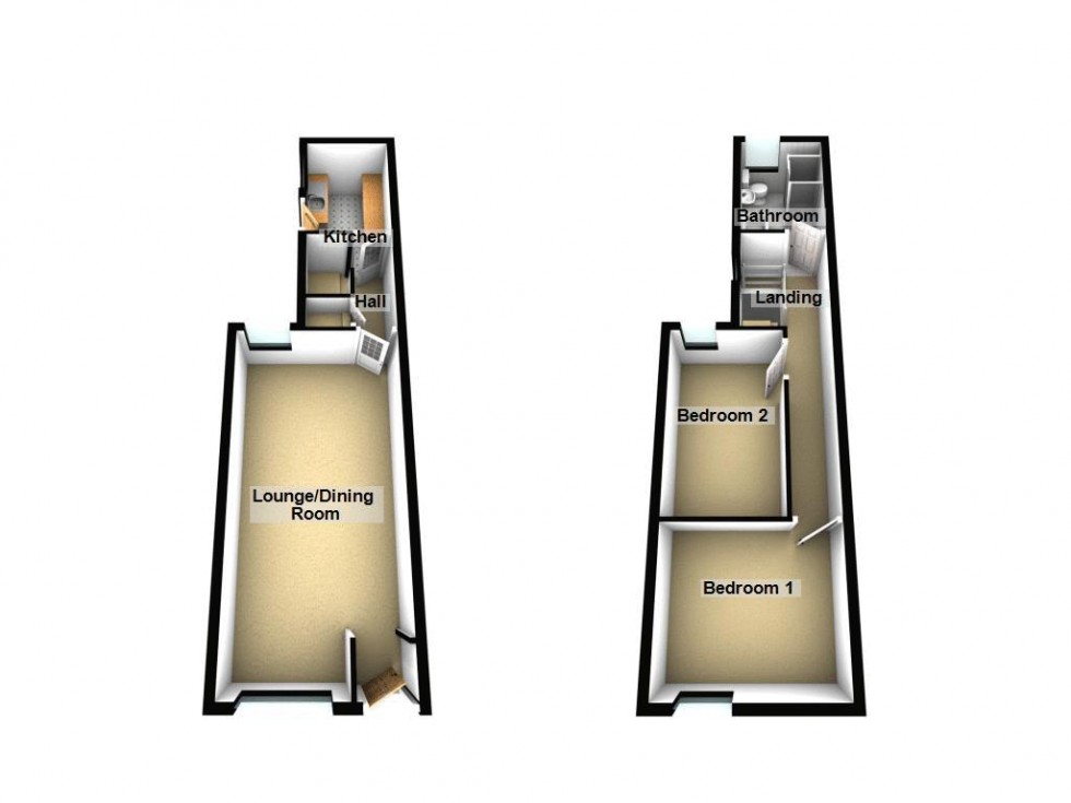 Floorplan for Lumley Road, Walsall