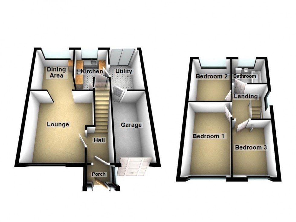 Floorplan for Edinburgh Drive, Rushall