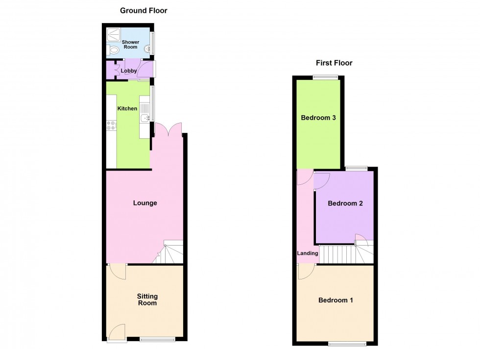 Floorplan for Tong Street, Walsall