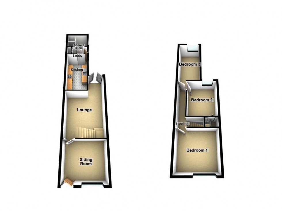 Floorplan for Tong Street, Walsall