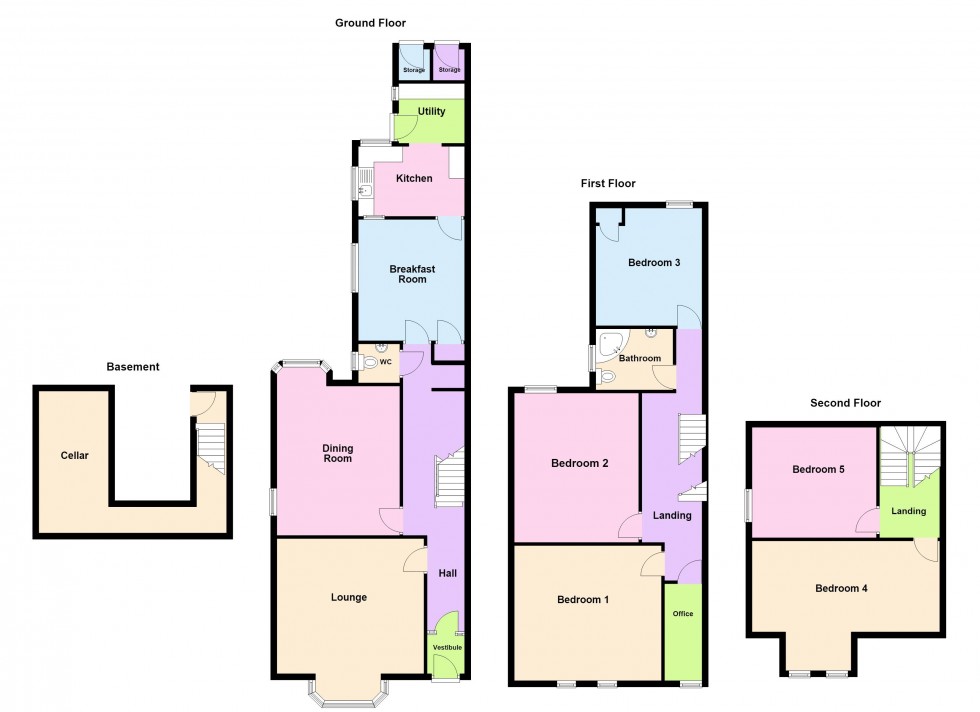 Floorplan for Broadway North, Walsall