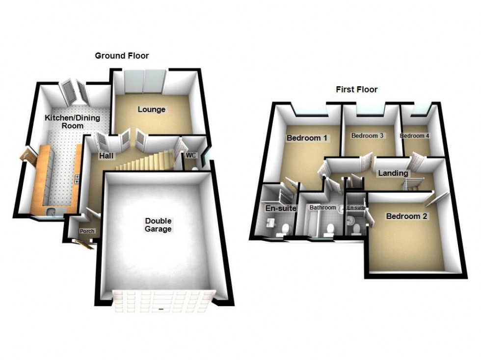 Floorplan for Cricket Close, Walsall