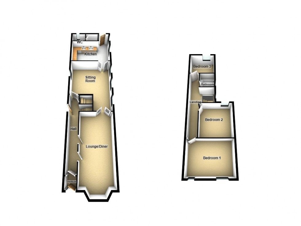 Floorplan for Rowley Street, Walsall