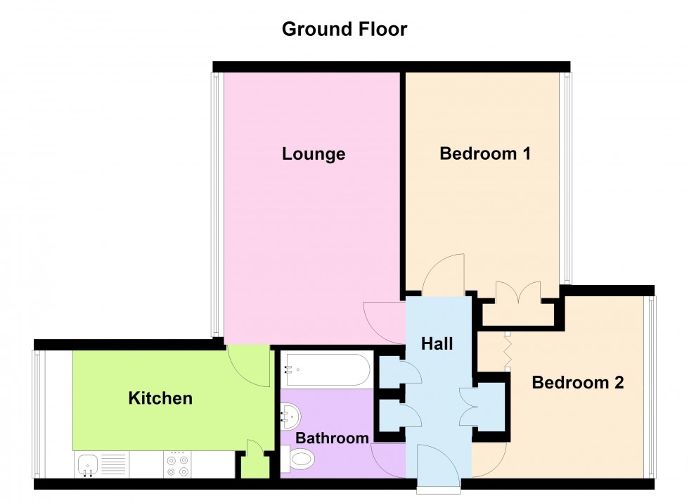 Floorplan for Parklands Gardens, Walsall