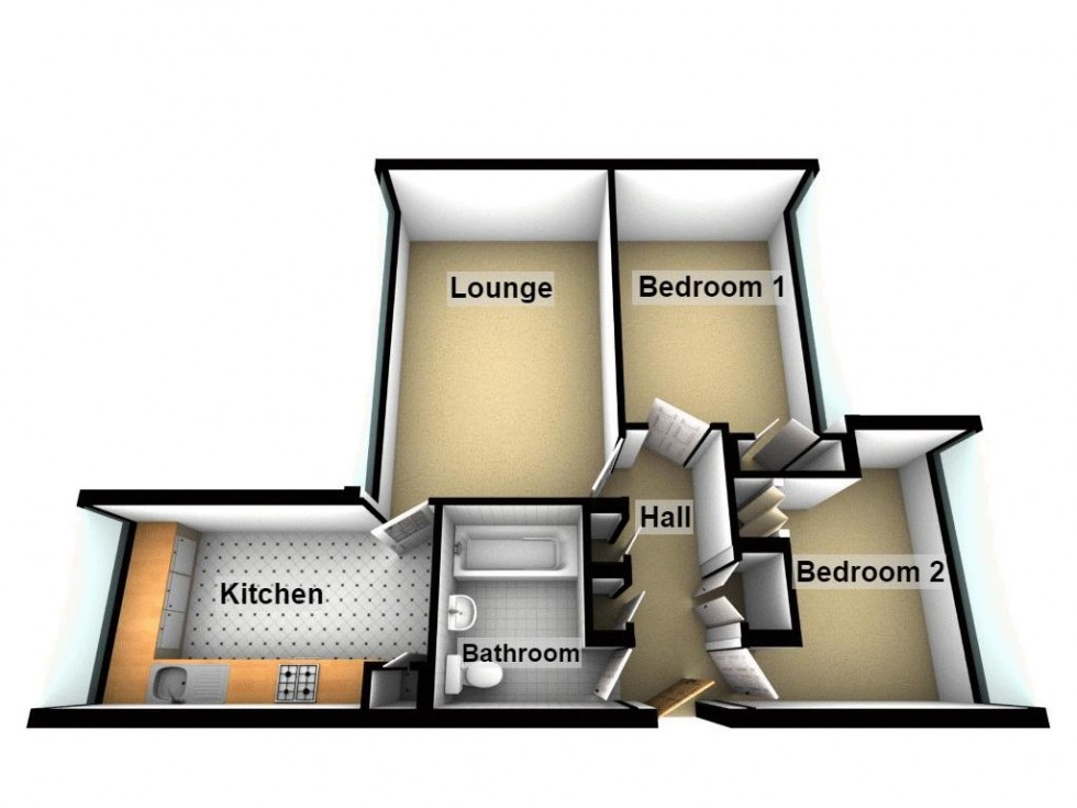 Floorplan for Parklands Gardens, Walsall