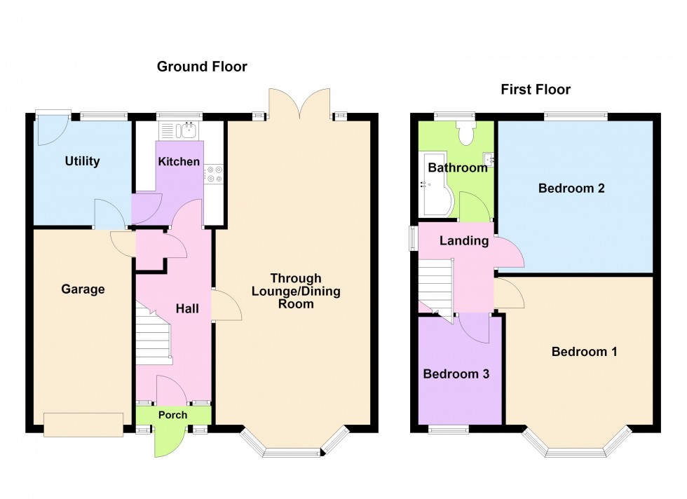 Floorplan for Sutton Road, Walsall