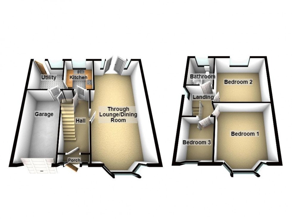 Floorplan for Sutton Road, Walsall